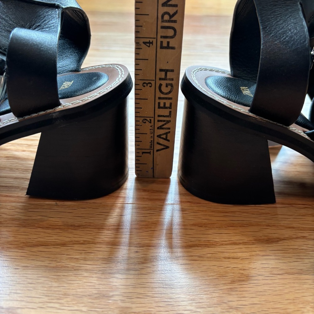 Zara Strappy Black Sandals for Women - Picture 12 of 12